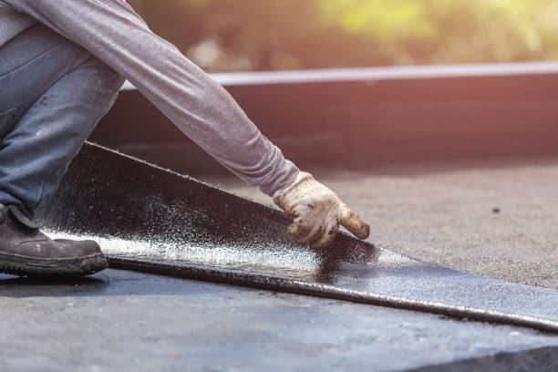 Professional Basement Waterproofing technician working in Big Bend, WI